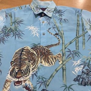 Phat Farm button down shirt,size 3XL, blue